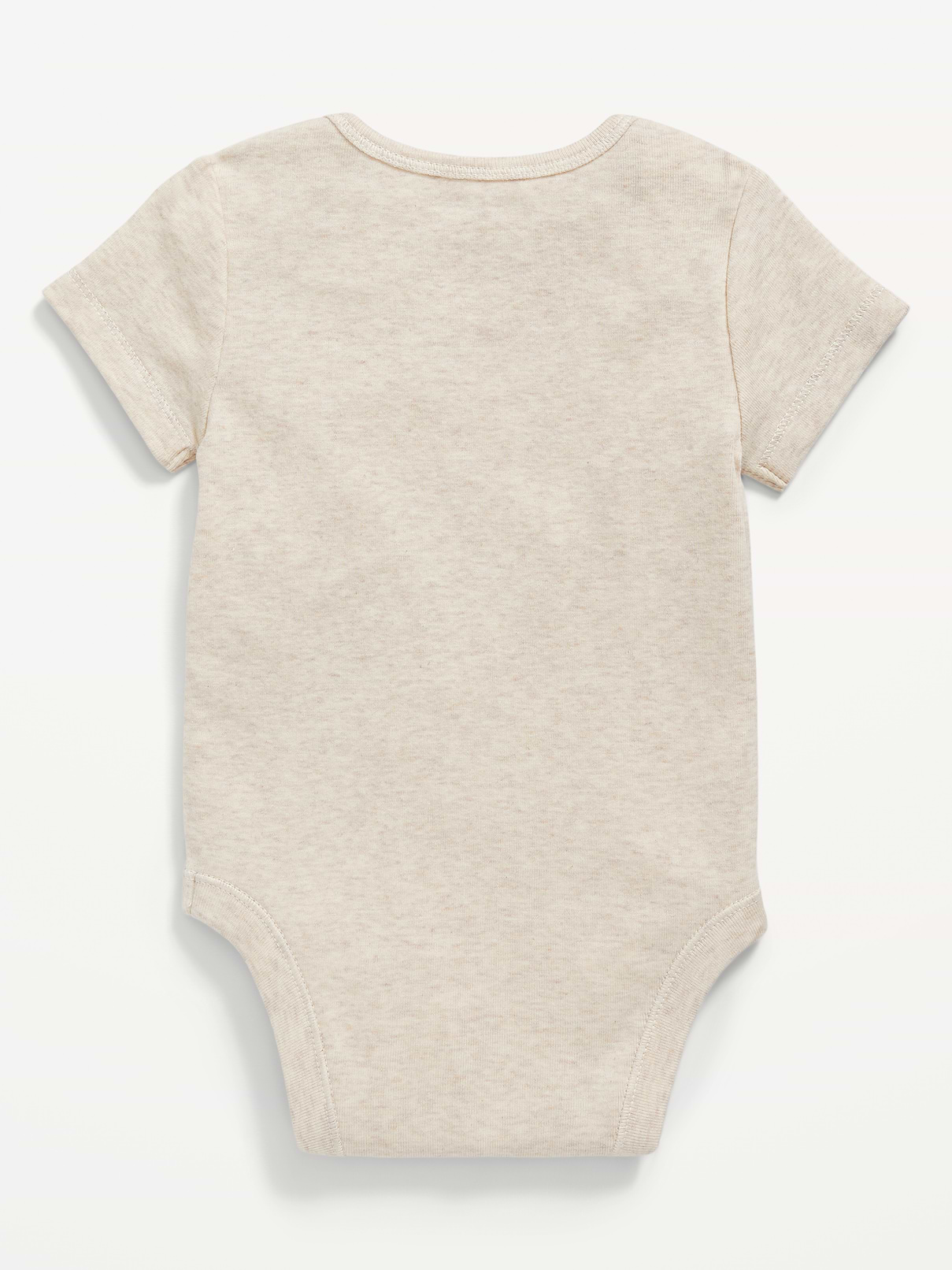L'image numéro 2 présente Cache-couche à manches courtes à logo imprimé unisexe pour Bébé