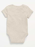 L'image numéro 2 présente Cache-couche à manches courtes à logo imprimé unisexe pour Bébé