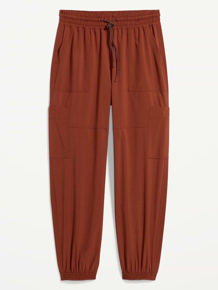 L'image numéro 3 présente Pantalon de jogging cargo StretchTech à taille très haute pour Femme