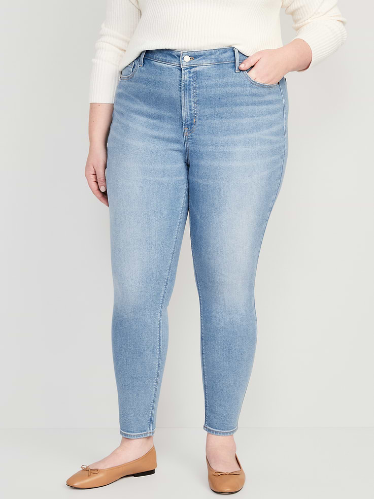 Image number 7 showing, High-Waisted Rockstar Super-Skinny Jeans