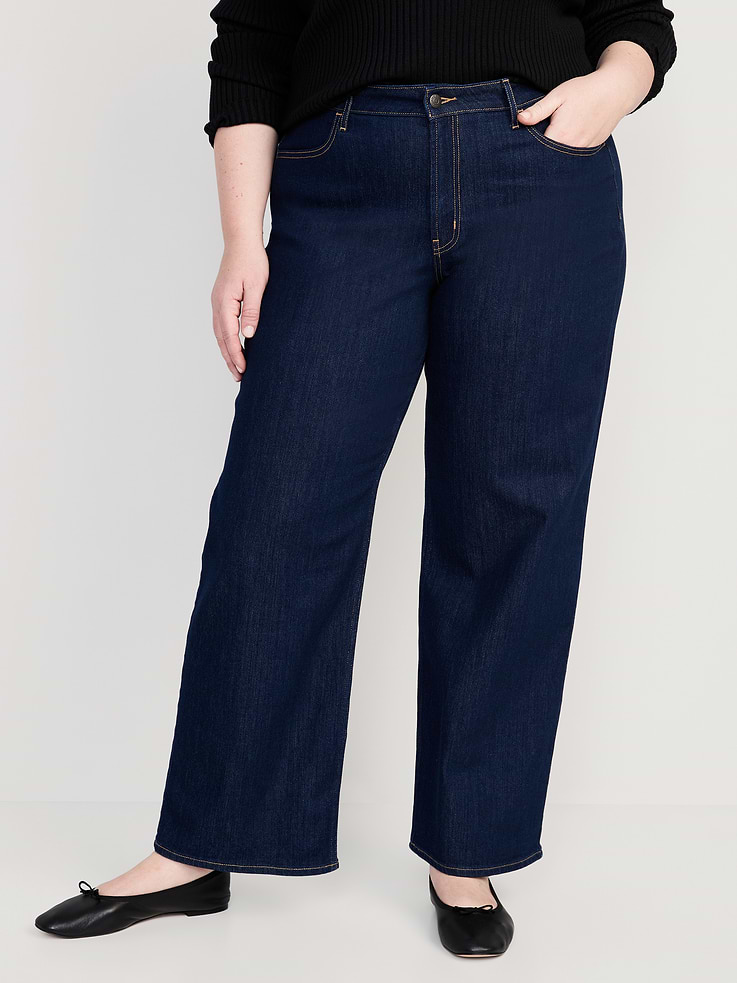 Image number 8 showing, High-Waisted Wow Wide-Leg Jeans