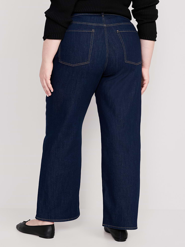 Image number 9 showing, High-Waisted Wow Wide-Leg Jeans
