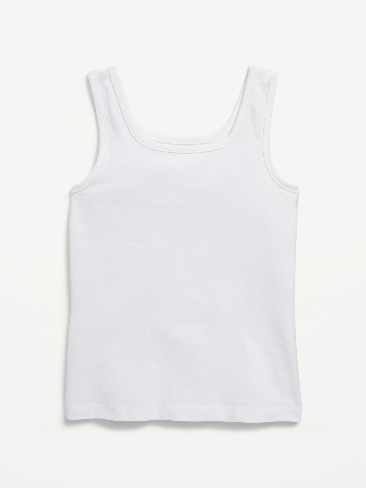 Image number 1 showing, Solid Fitted Tank Top for Girls