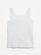 Image number 1 showing, Solid Fitted Tank Top for Girls