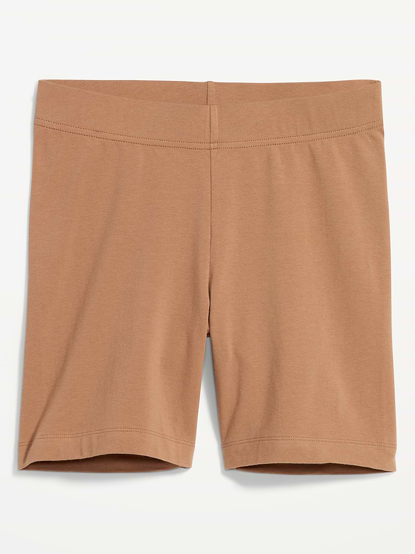 Cuissard en jersey à taille haute, entrejambe de 15 cm
