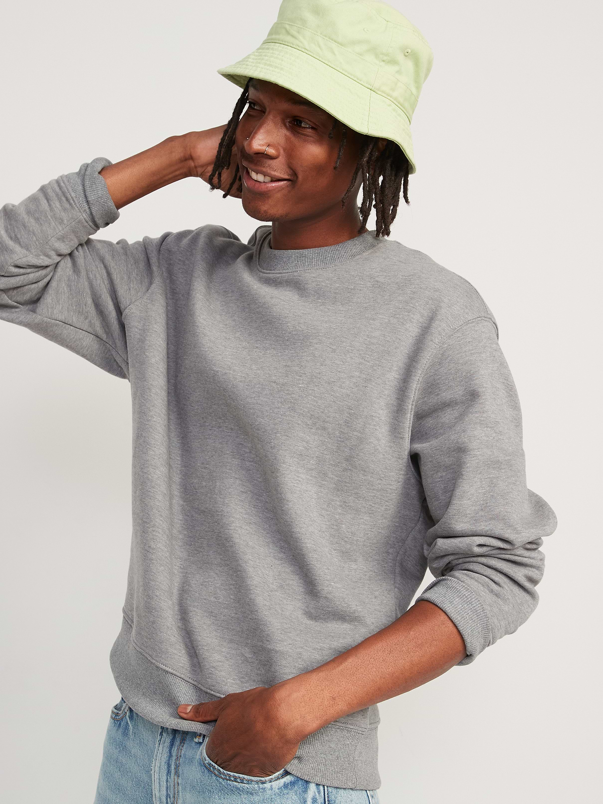 Image number 1 showing, Loose Rotation Crew-Neck Sweatshirt