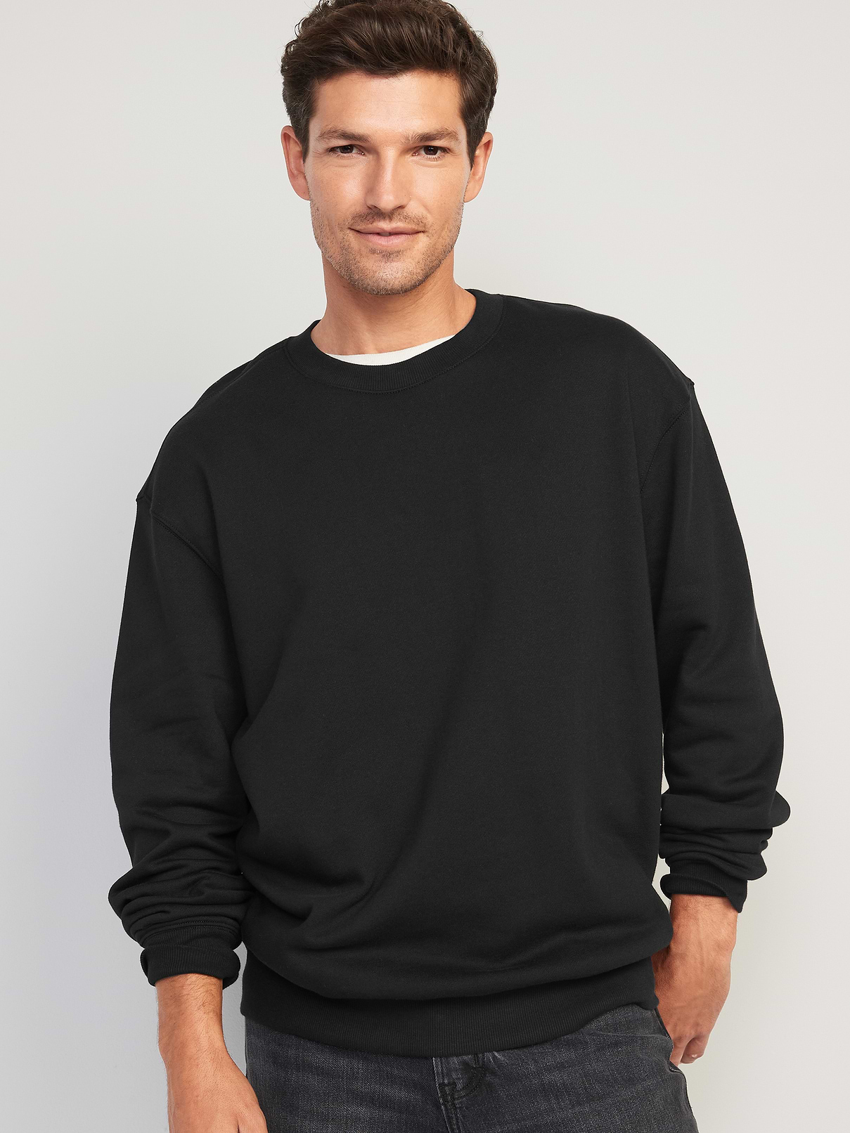 Image number 1 showing, Loose Rotation Crew-Neck Sweatshirt