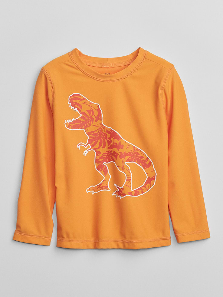 Image number 1 showing, babyGap Graphic Rash Guard
