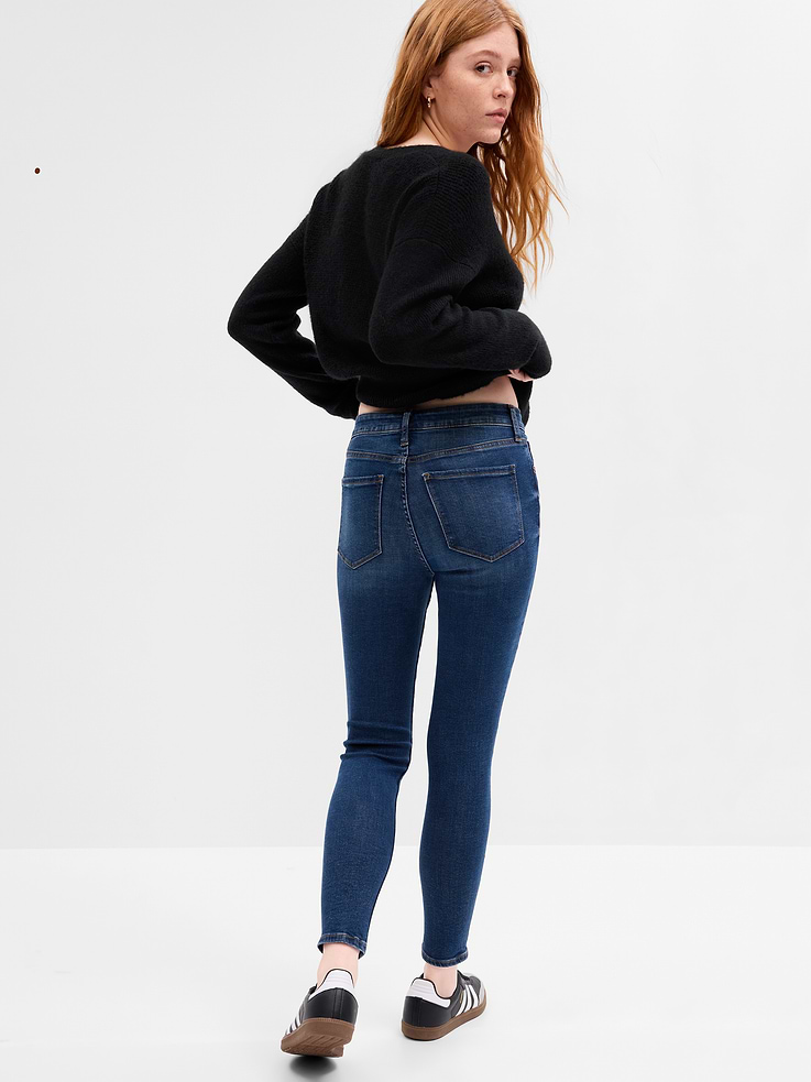 Image number 2 showing, High Rise Universal Skinny Jeans