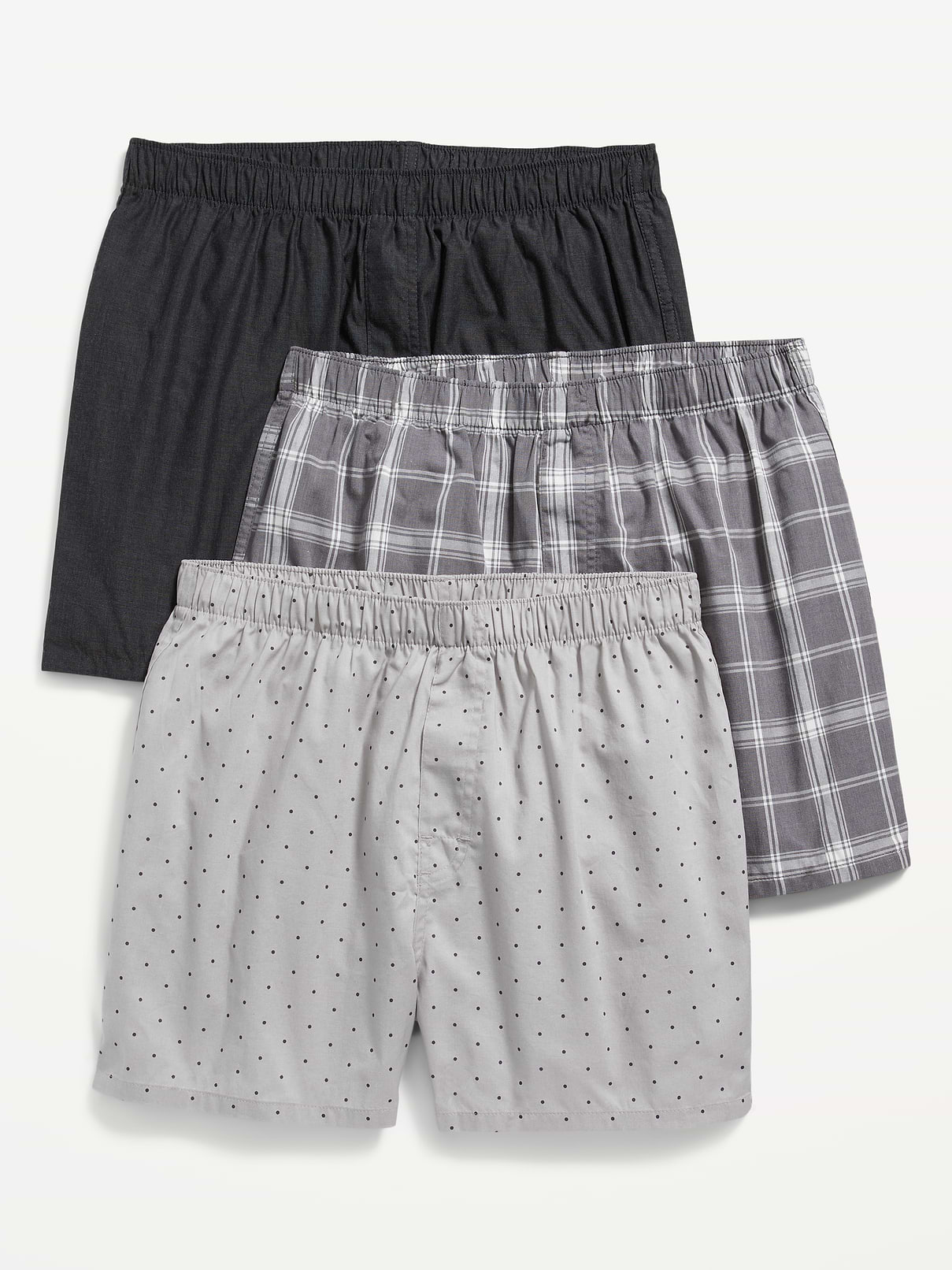 Image number 1 showing, 3-Pack Soft-Washed Boxer Shorts -- 3.75-inch inseam