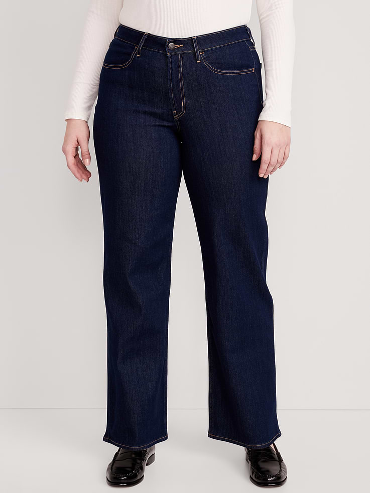 Image number 6 showing, High-Waisted Wow Wide-Leg Jeans