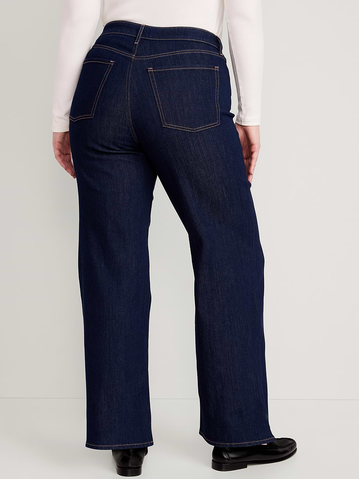 Image number 7 showing, High-Waisted Wow Wide-Leg Jeans