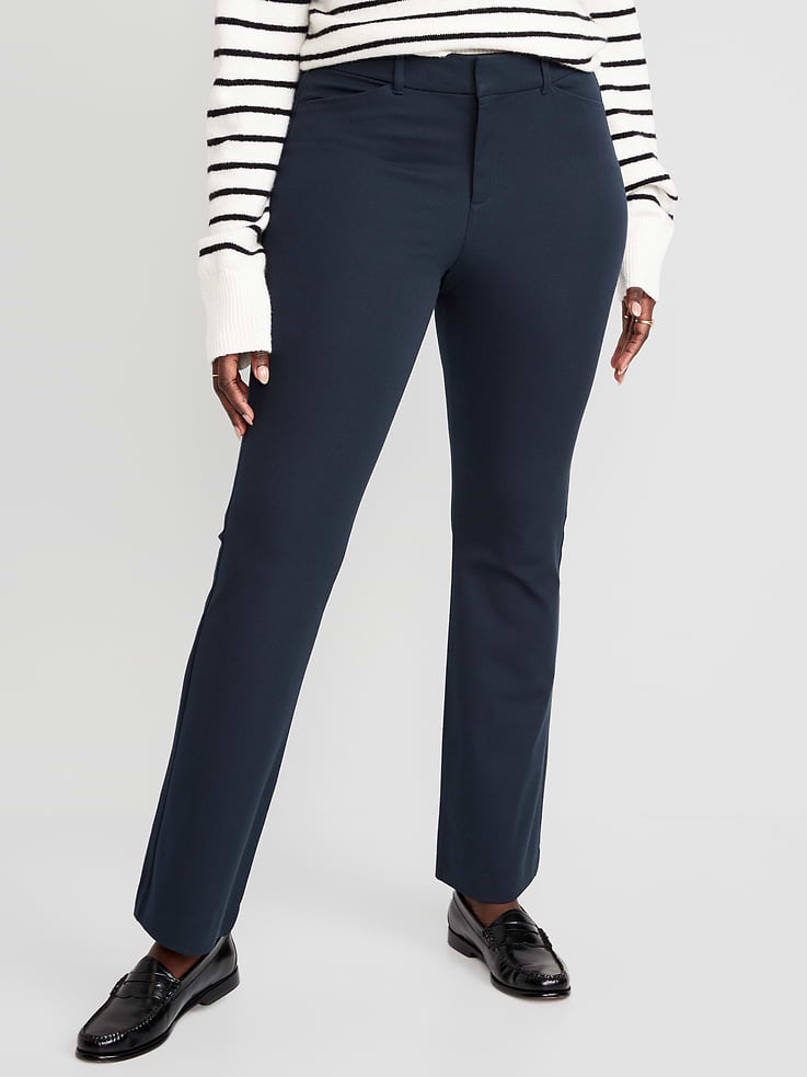 L'image numéro 5 présente Pantalon Pixie évasé à taille haute