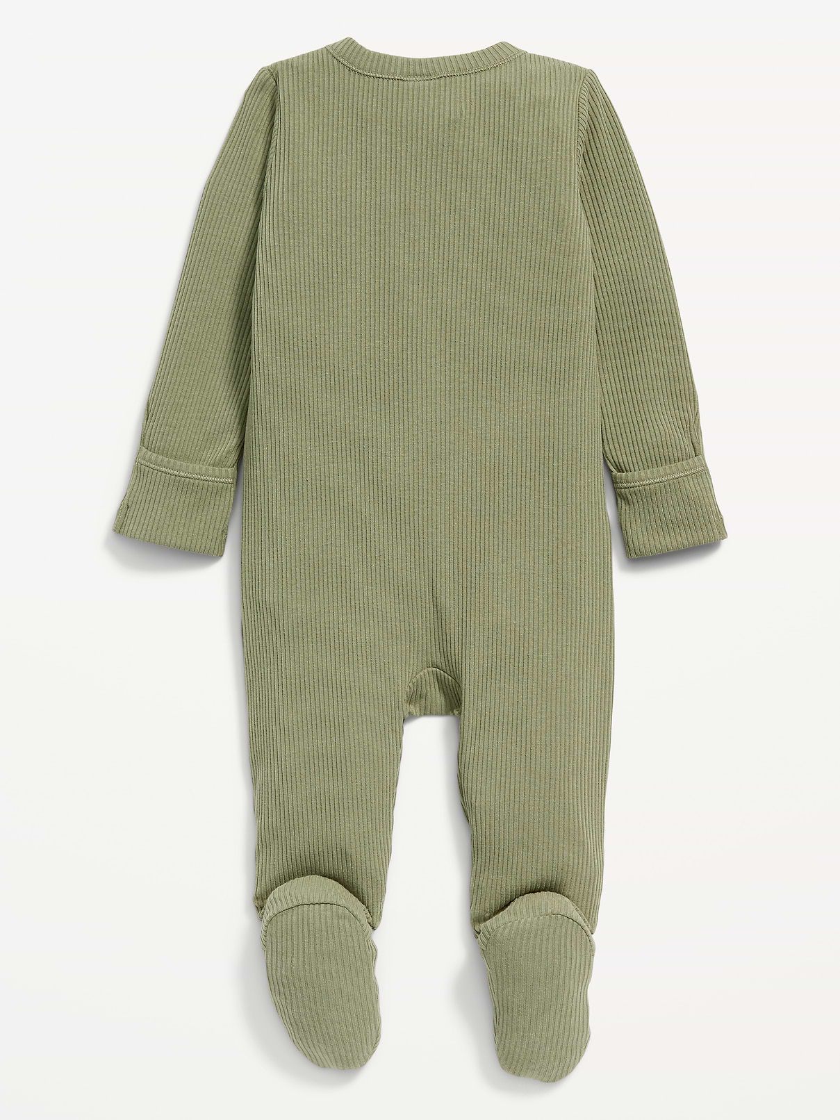 Image number 2 showing, Ribbed 2-Way-Zip Sleep & Play Footed One-Piece for Baby