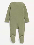 Image number 2 showing, Ribbed 2-Way-Zip Sleep & Play Footed One-Piece for Baby
