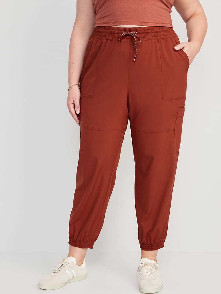 L'image numéro 6 présente Pantalon de jogging cargo StretchTech à taille très haute pour Femme