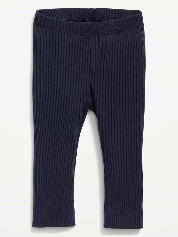 Unisex Rib-Knit Leggings for Baby