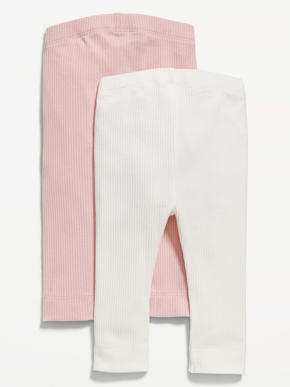 L'image numéro 2 présente Legging en tricot côtelé en U unisexe pour Bébé (paquet de 2)