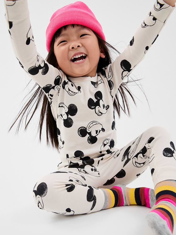 Image number 2 showing, babyGap × Disney Mickey Mouse 100% Organic Cotton PJ Set