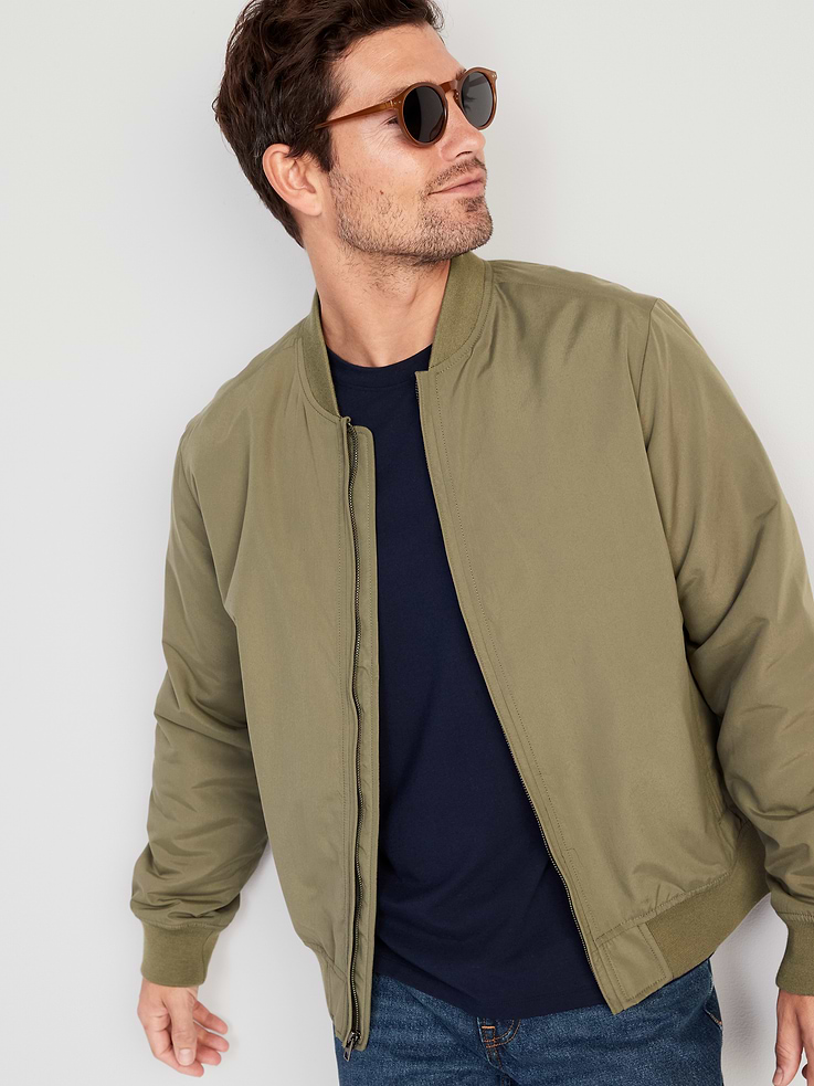 Image number 3 showing, Water-Resistant Zip Bomber Jacket