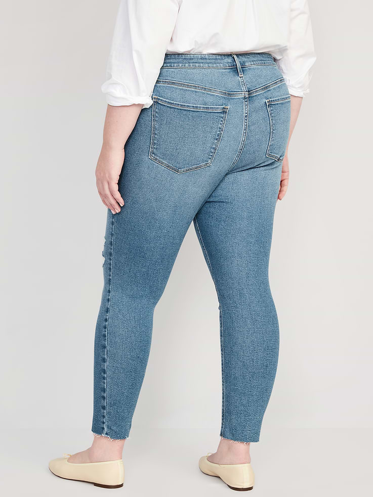 Image number 8 showing, Mid-Rise Rockstar Super-Skinny Ankle Jeans