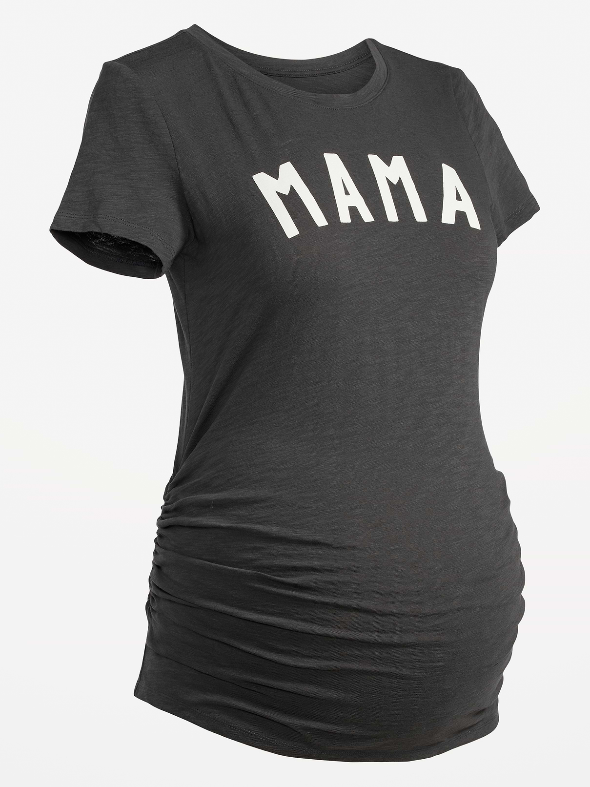 Image number 2 showing, Maternity Graphic Side-Shirred T-Shirt