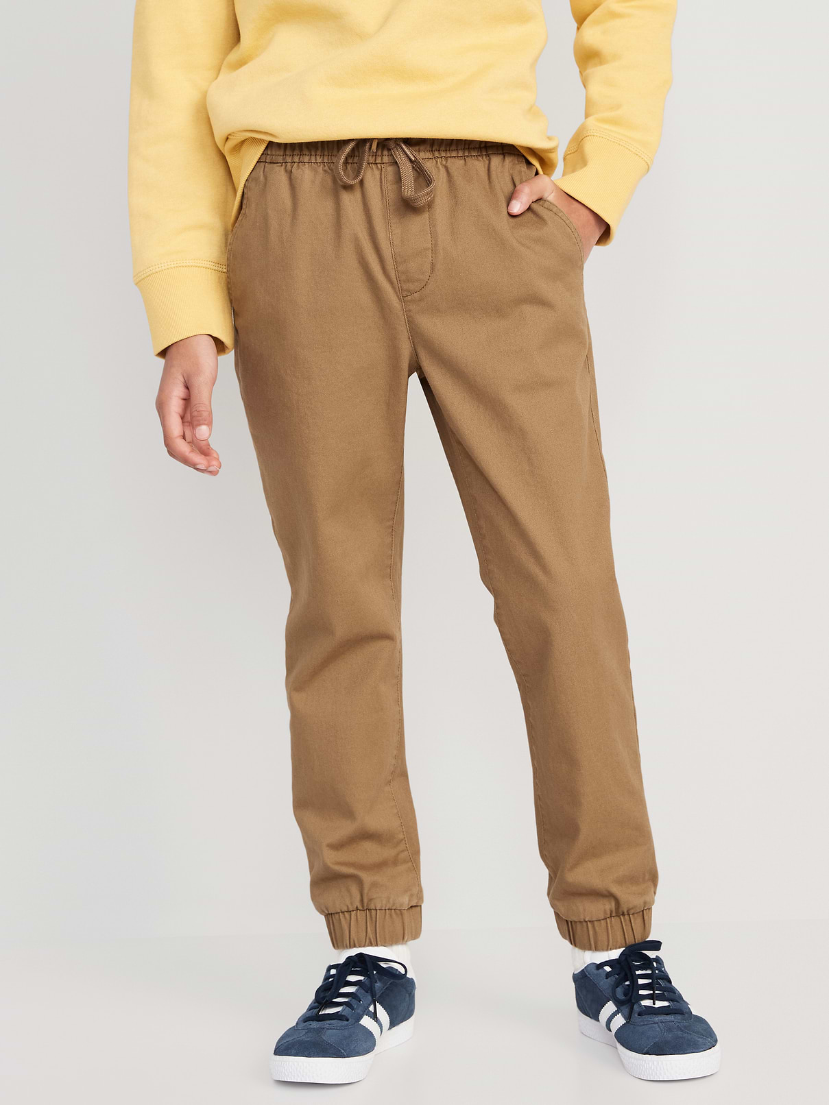 Image number 1 showing, Built-In Flex Twill Jogger Pants for Boys