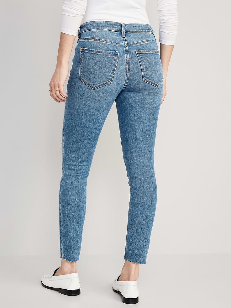 Image number 2 showing, Mid-Rise Rockstar Super-Skinny Ankle Jeans