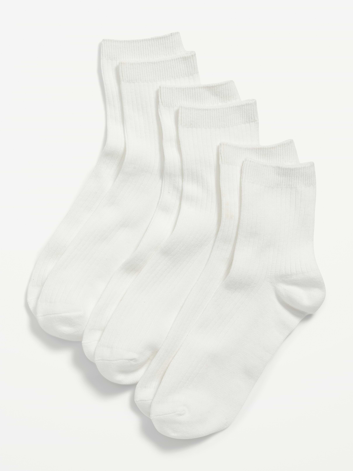 Image number 1 showing, Quarter Crew Socks 3-Pack for Women