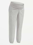L'image numéro 2 présente Pantalon de jogging de maternité à taille rabattable