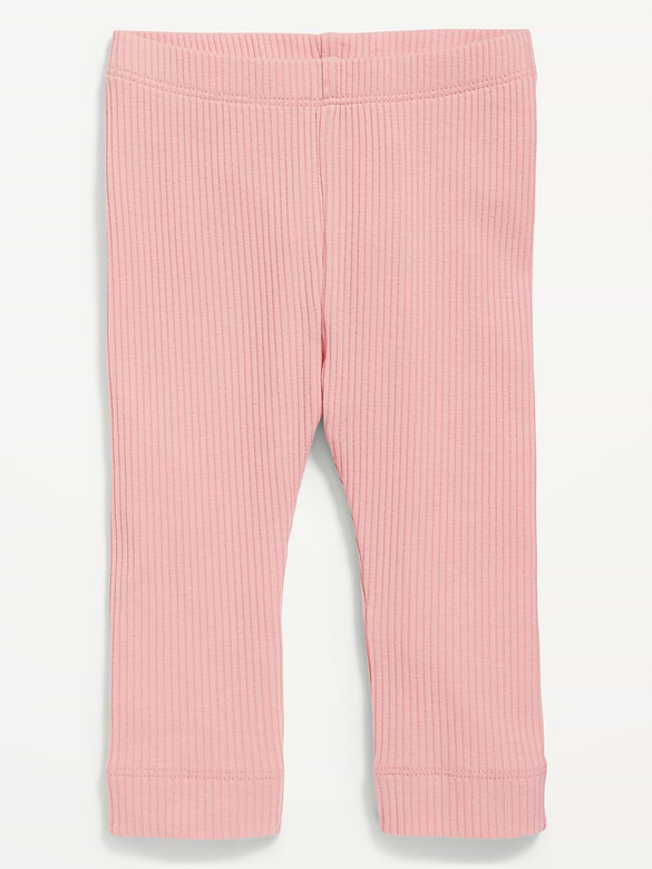 Unisex Rib-Knit Leggings for Baby