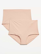 Image number 1 showing, Maternity 2-Pack Rollover-Waist Brief Underwear