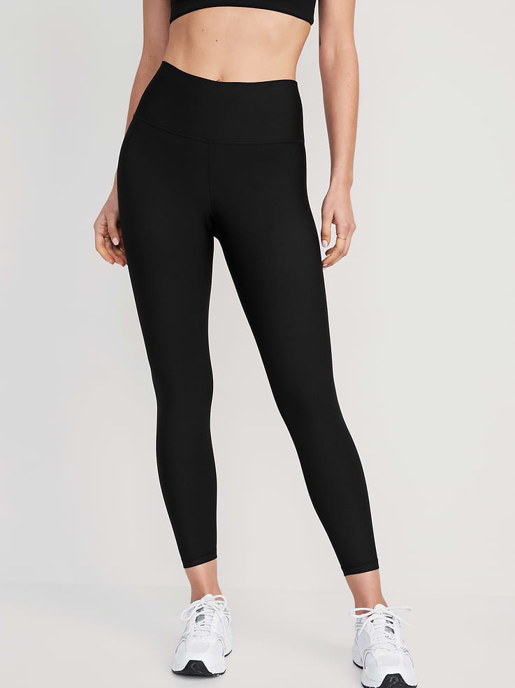 Image number 1 showing, High-Waisted PowerSoft 7/8 Leggings