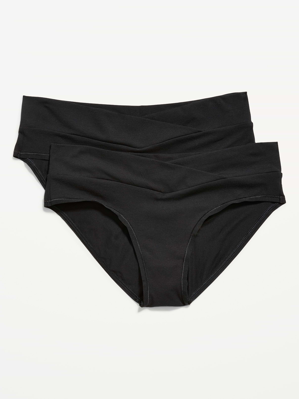 Image number 1 showing, Maternity Low-Rise Bikini Underwear 2-Pack