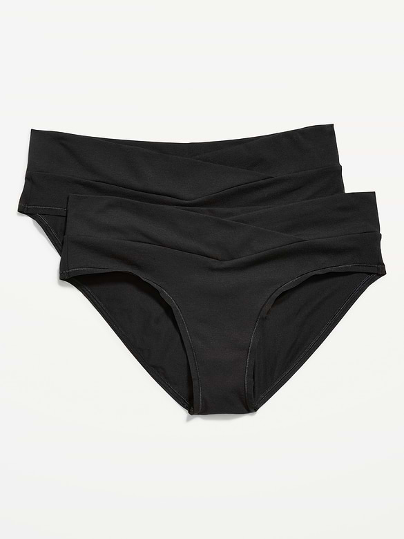Maternity Low-Rise Bikini Underwear 2-Pack