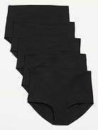 Image number 1 showing, Maternity 5-Pack Over-the-Bump Underwear Briefs