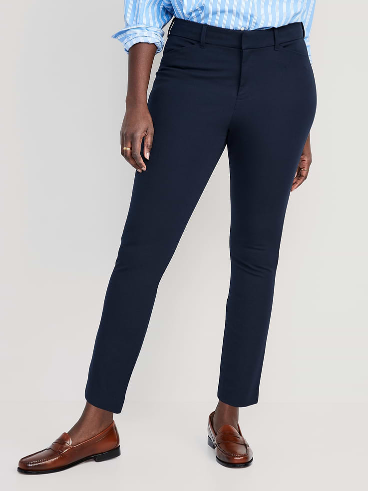 Image number 5 showing, High-Waisted Pixie Skinny Ankle Pants