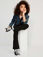 L'image numéro 3 présente Legging PowerChill jambe évasée à taille haute croisée pour Fille