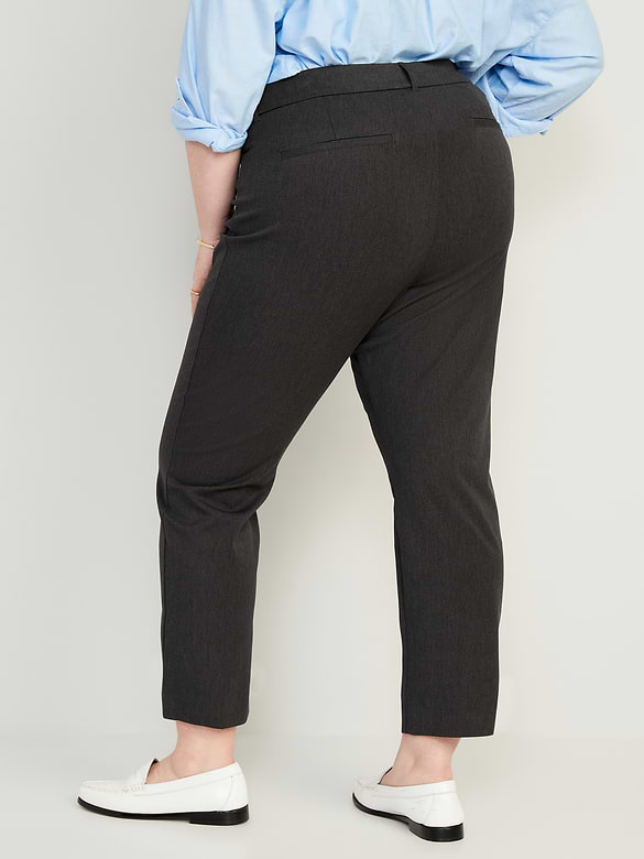 High-Waisted Pixie Straight Pants