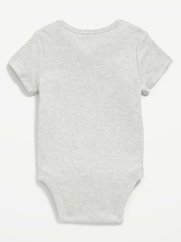 Cache-couche à manches courtes et à imprimé unisexe pour Bébé