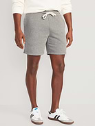 Image number 1 showing, Garment-Washed Fleece Sweat Shorts -- 7-inch inseam