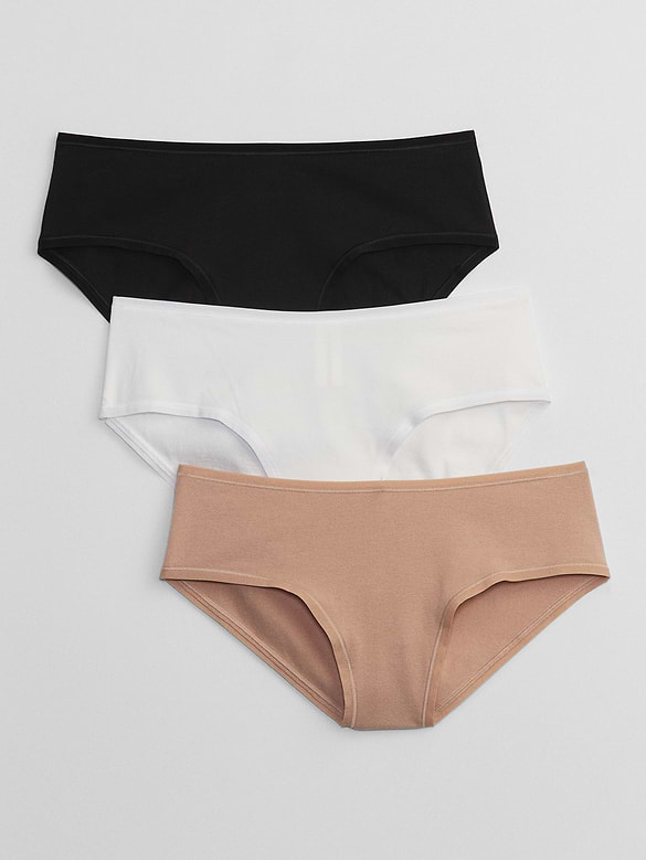 Cotton Hipster Underwear (3-Pack)