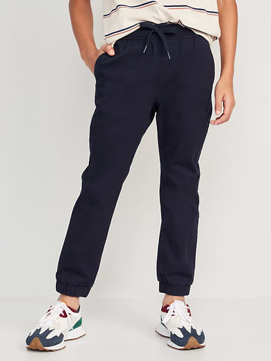 Image number 1 showing, Built-In Flex Twill Jogger Pants for Boys