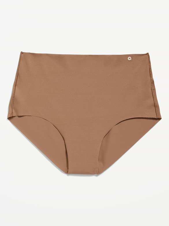 High-Waisted No-Show Brief Underwear