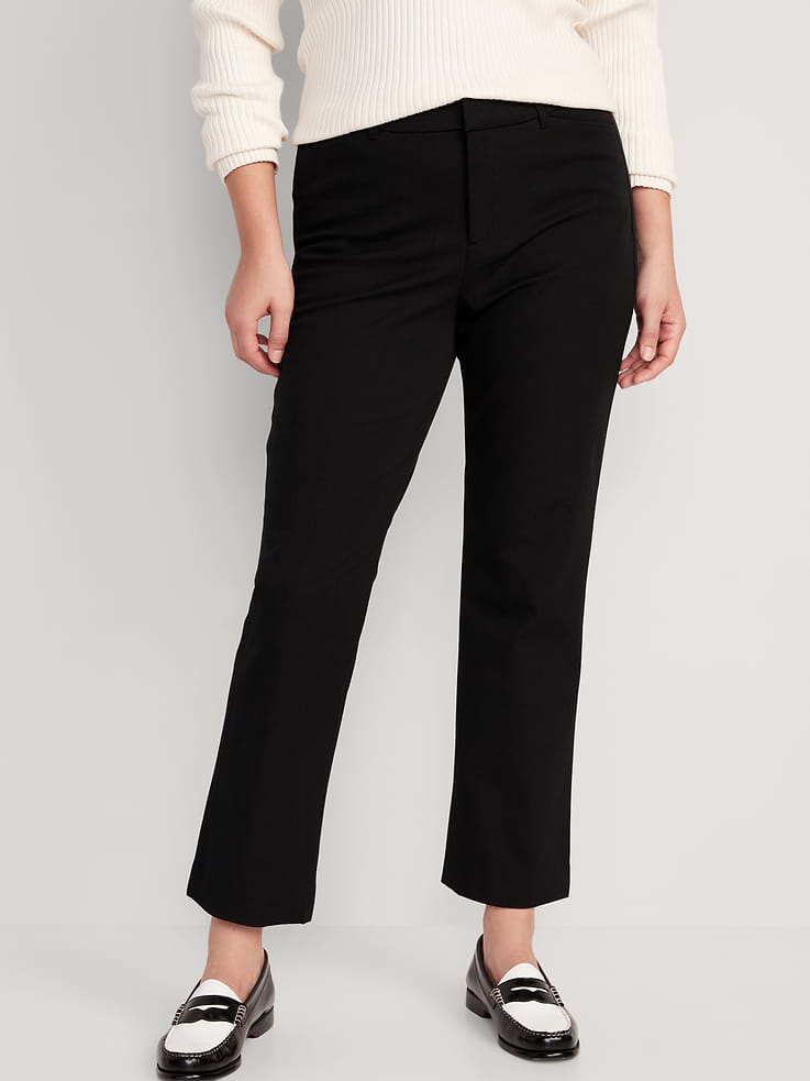 L'image numéro 6 présente Pantalon Pixie droit à taille haute