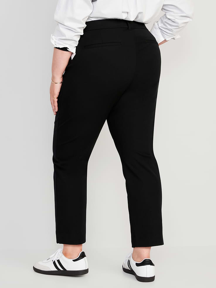 L'image numéro 9 présente Pantalon Pixie droit à taille haute