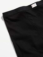 Image number 3 showing, High-Waisted Ribbed Boyshort Briefs -- 3-inch inseam