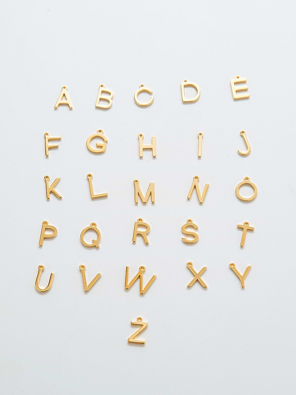 Admiral Row Gold Dainty Initial Necklace