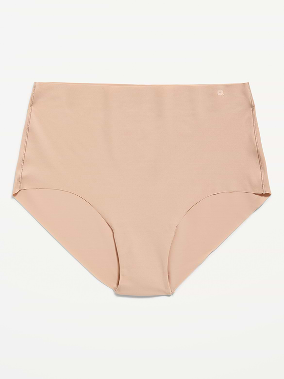 High-Waisted No-Show Brief Underwear