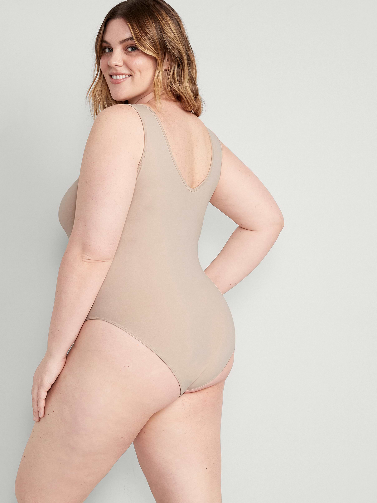 Image number 8 showing, Seamless Base-Layer Tank Top Bodysuit